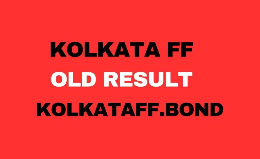 KOLKATA FF OLD RESULTS CHART 2023
