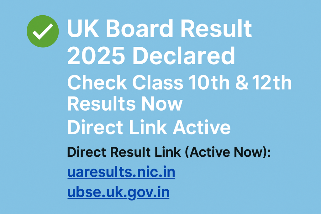 uk board result
